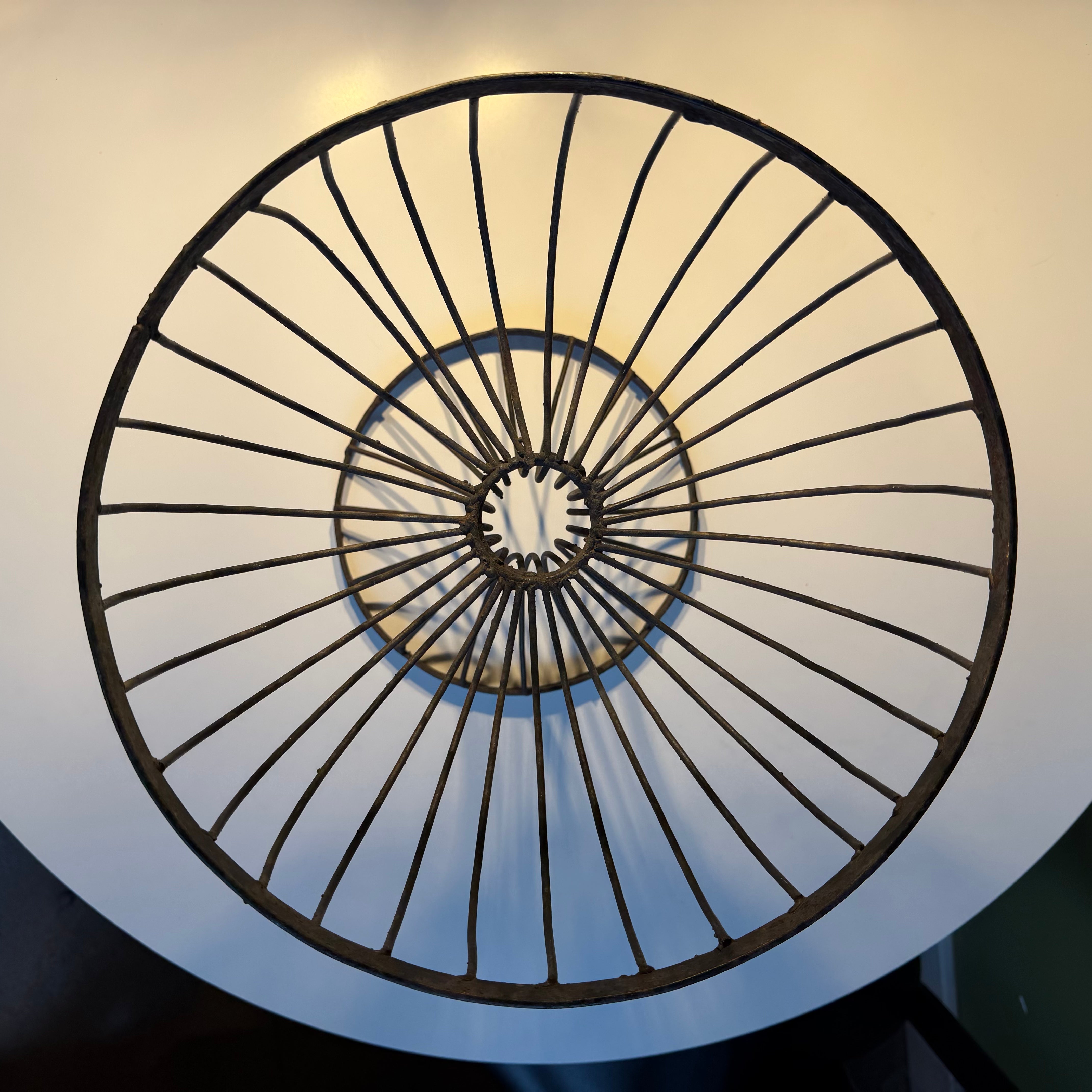 Mid-century Iron Basket basket CANDID HOME