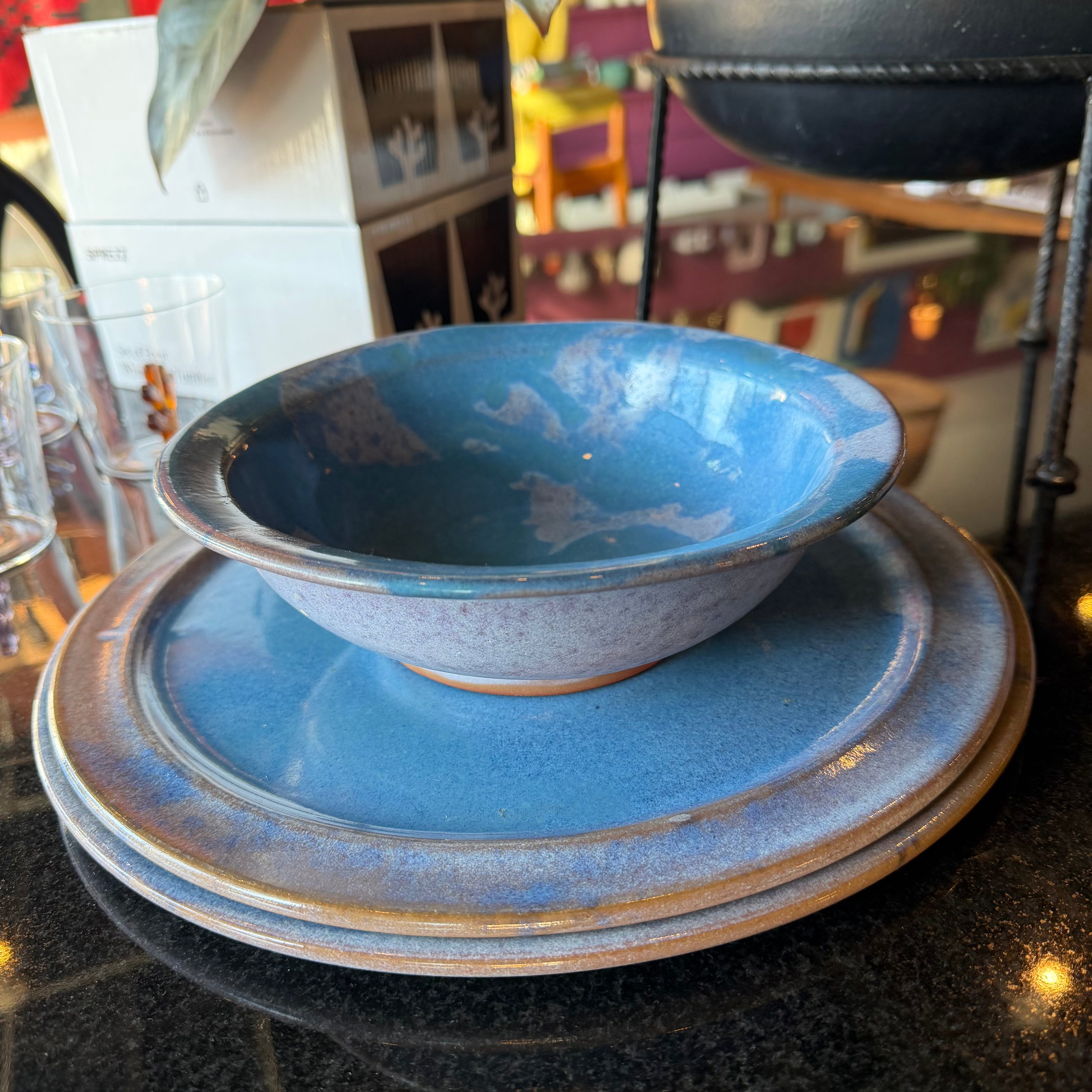 1970s Stoneware Plates - 2 Available Dinnerware CANDID HOME