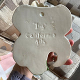 1940's Ceramic Iris Wall Pocket planter CANDID HOME