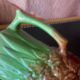 Vintage Italian Majolica Pineapple Pitcher Ceramic Pitcher CANDID HOME