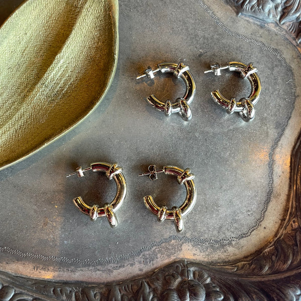 Janis Earrings by Justine Clenquet Earrings Justine Clenquet