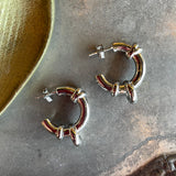 Janis Earrings by Justine Clenquet Earrings Justine Clenquet Palladium