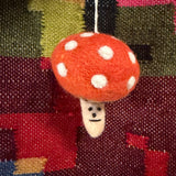 Mushroom Felt Ornament - Holly St Clair x Wrap Magazine