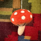 Mushroom Felt Ornament - Holly St Clair x Wrap Magazine