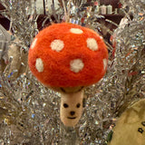Mushroom Felt Ornament - Holly St Clair x Wrap Magazine