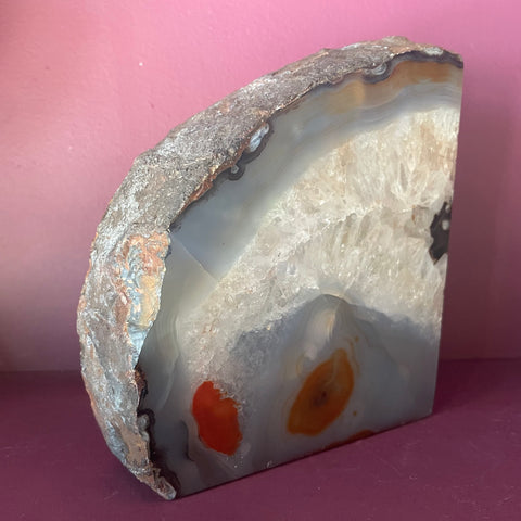 Vintage Single Geode Bookend bookends CANDID HOME
