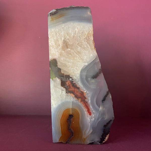 Vintage Single Geode Bookend bookends CANDID HOME