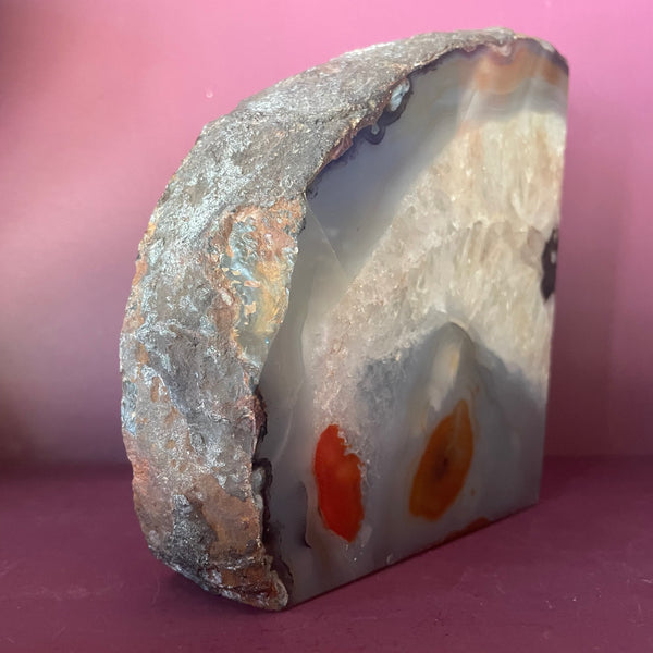 Vintage Single Geode Bookend bookends CANDID HOME