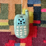 Cell Phone Felt Ornament - Holly St Clair x Wrap Magazine