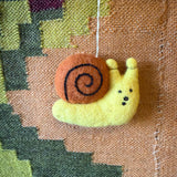 Snail Felt Ornament - Holly St Clair x Wrap Magazine