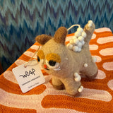 "Cat in Snow" Felt Ornament by Wrap Magazine