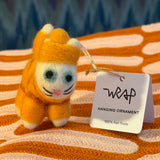 "Lee" Cat in Snowsuit Felt Ornament by Wrap Magazine