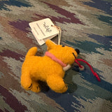 "Ginger" Dog Felt Ornament - Wrap Magazine