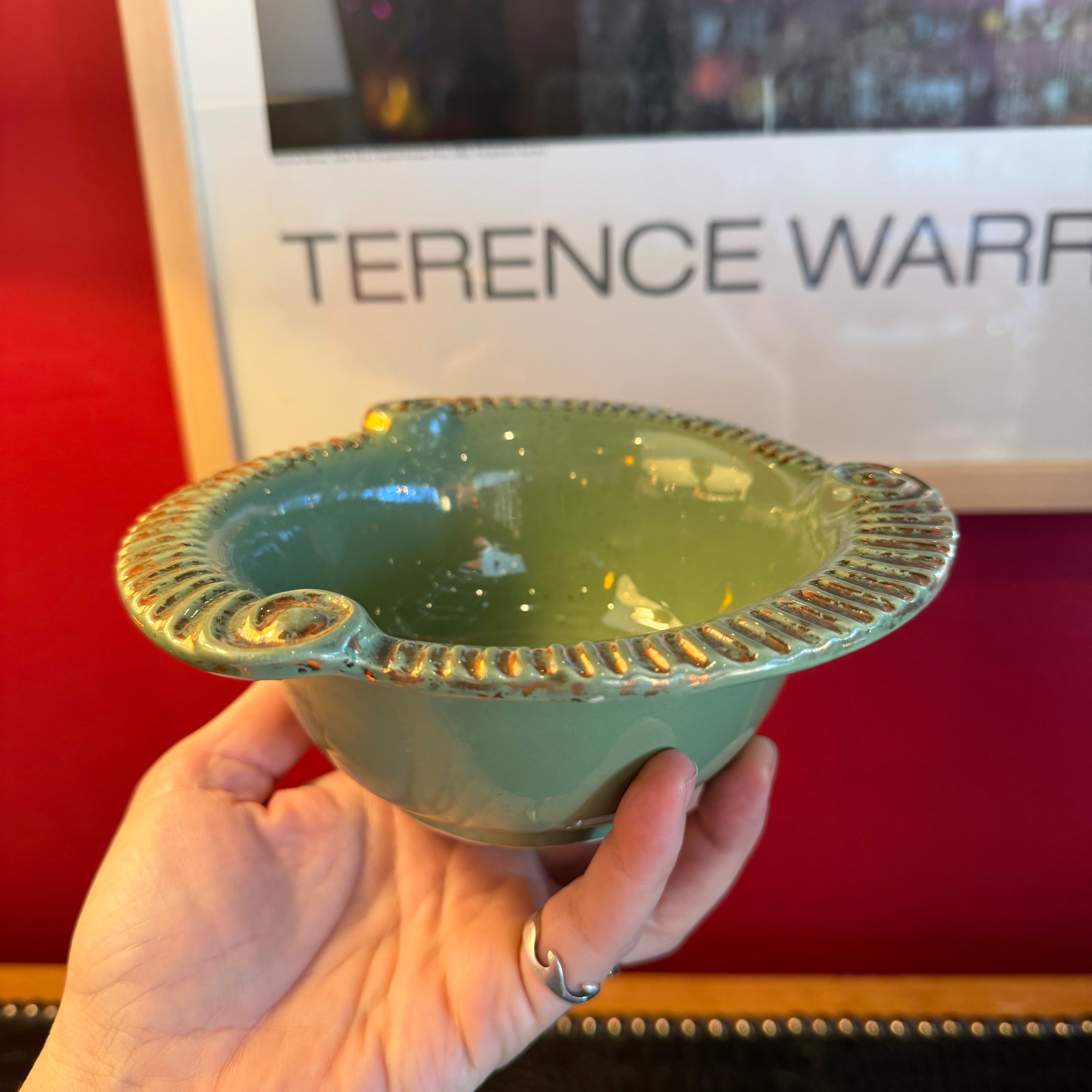 1950's Vintage Ceramic CA Pottery Bowl bowl CANDID HOME