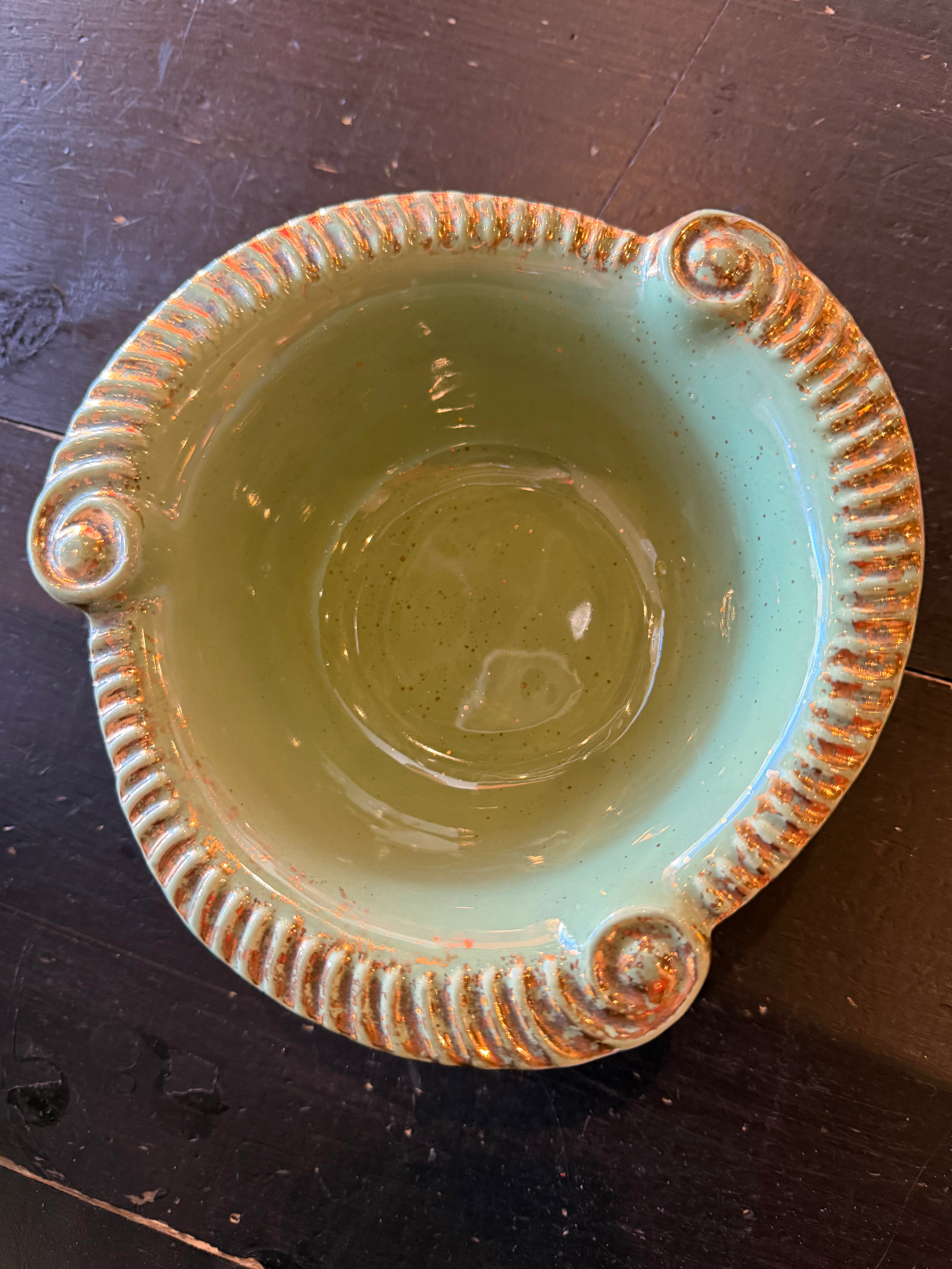 1950's Vintage Ceramic CA Pottery Bowl bowl CANDID HOME