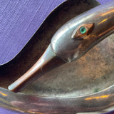 Vintage Los Castillo Silverplate Swan Dish bowl CANDID HOME