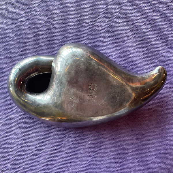 Vintage Los Castillo Silverplate Swan Dish bowl CANDID HOME