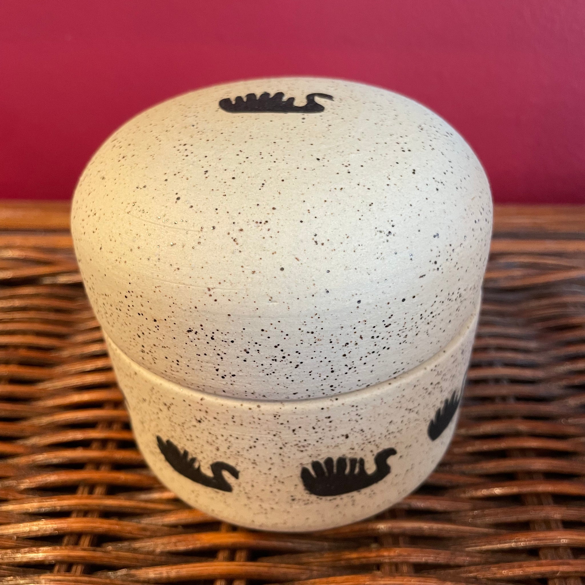 Swan Ceramics by Lulupots Pots & Planters Lulupots Lidded Box