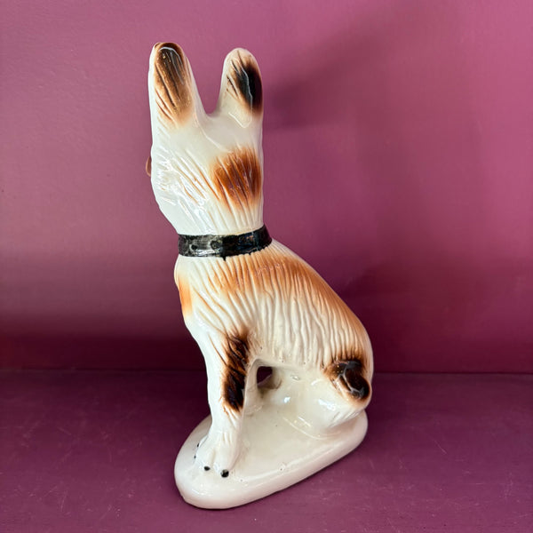 Vintage Shepard Ceramic Dogs - a pair