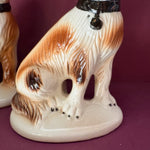 Vintage Shepard Ceramic Dogs - a pair styling object CANDID HOME