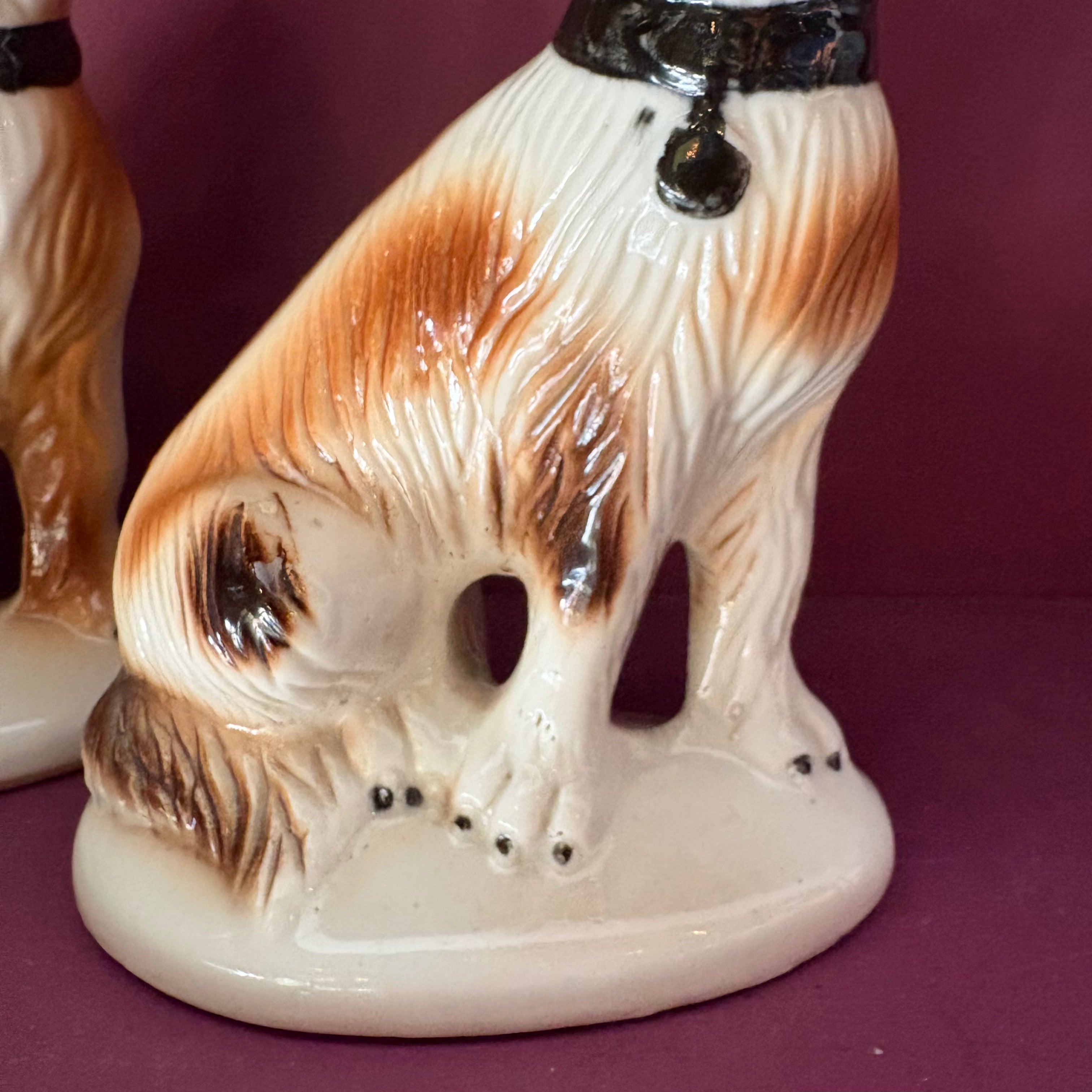 Vintage Shepard Ceramic Dogs - a pair styling object CANDID HOME