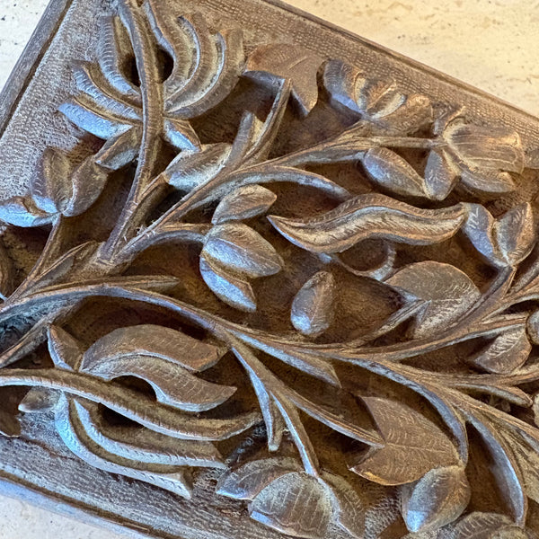 Vintage Carved Wooden Boxes
