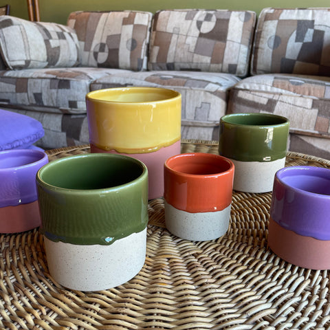 Drip Ceramic Planters by Yod + Co Pots & Planters yod and co