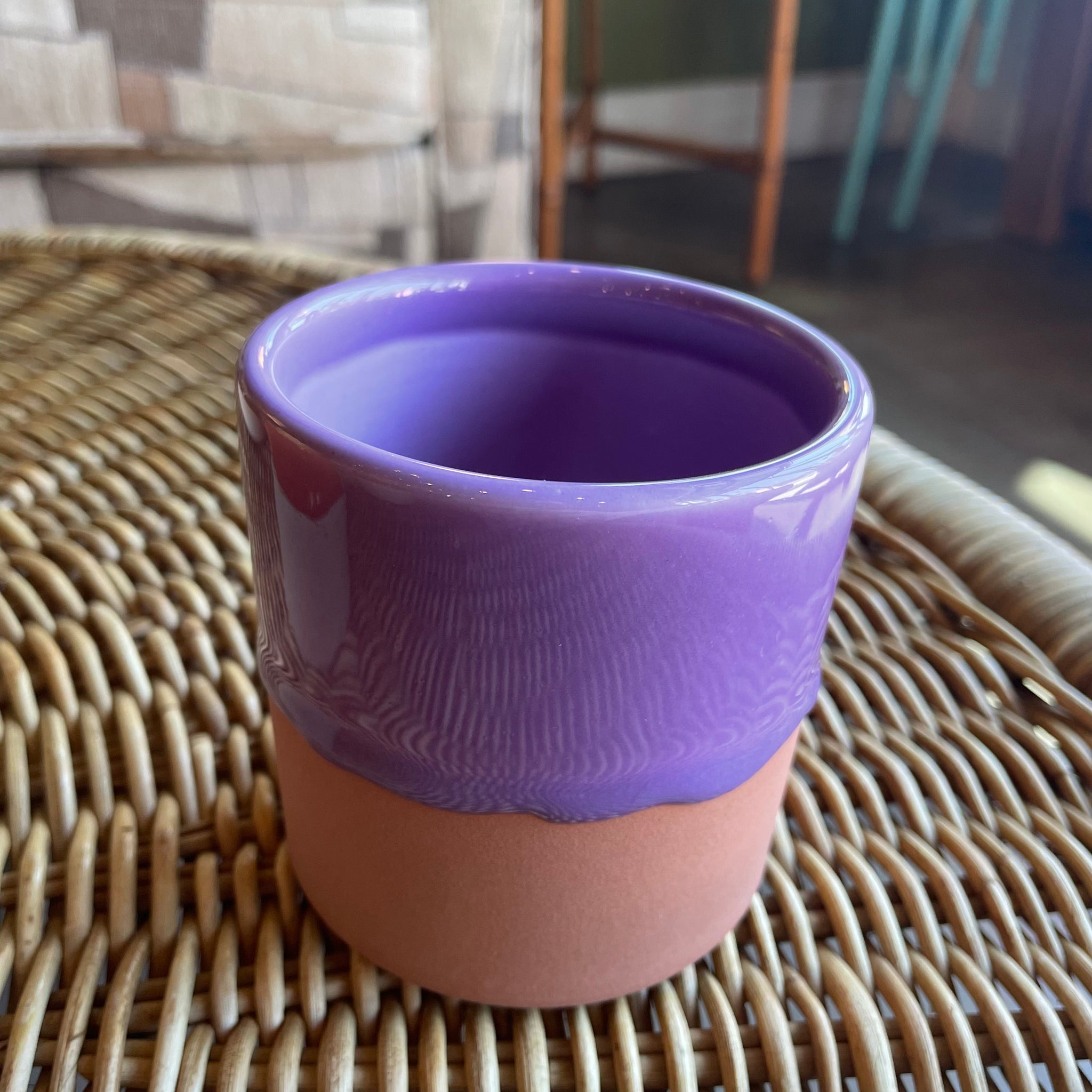 Drip Ceramic Planters by Yod + Co Pots & Planters yod and co Small Purple