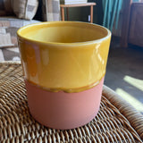 Drip Ceramic Planters by Yod + Co Pots & Planters yod and co Large Gold