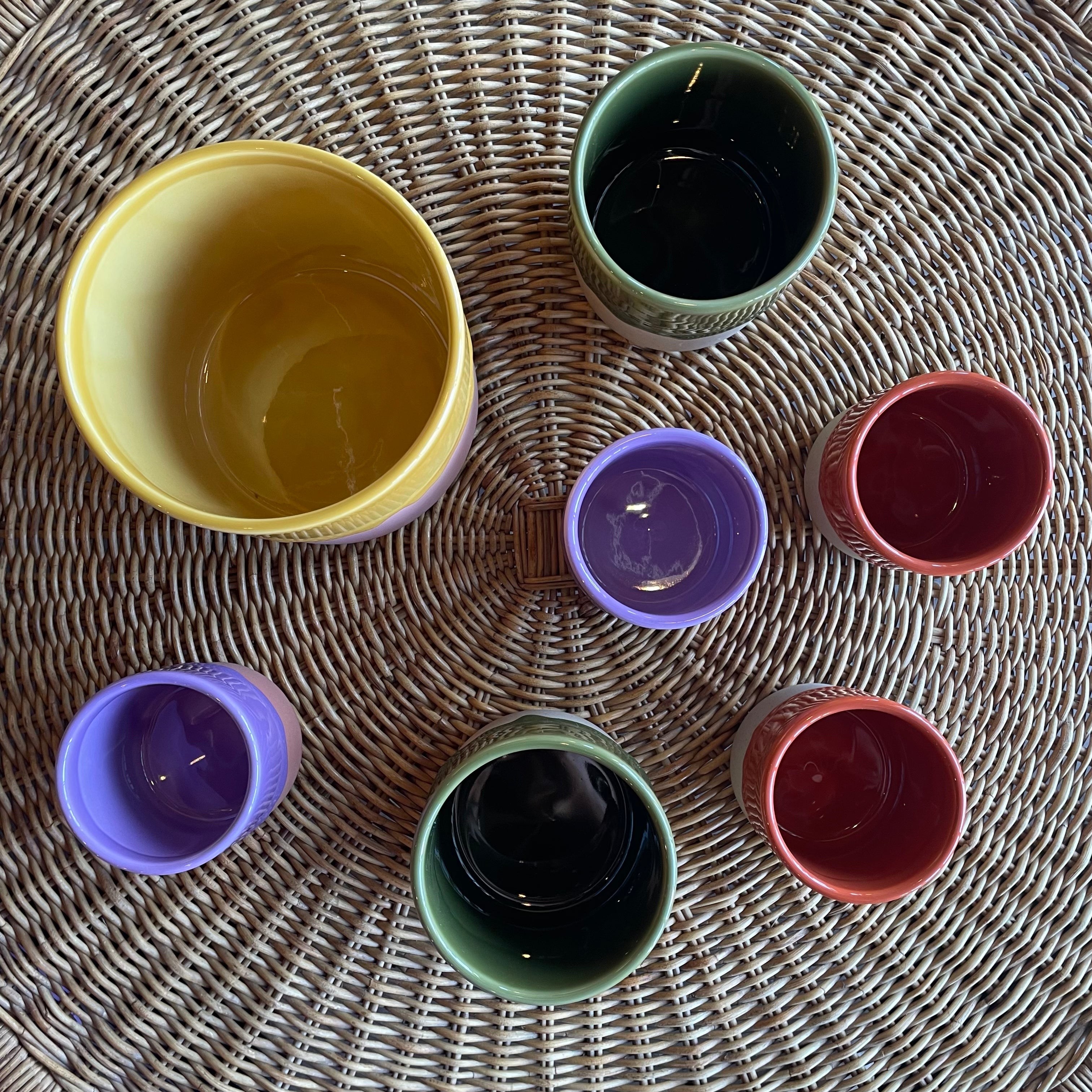 Drip Ceramic Planters by Yod + Co Pots & Planters yod and co