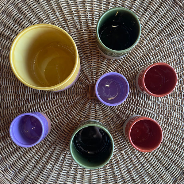 Drip Ceramic Planters by Yod + Co Pots & Planters yod and co