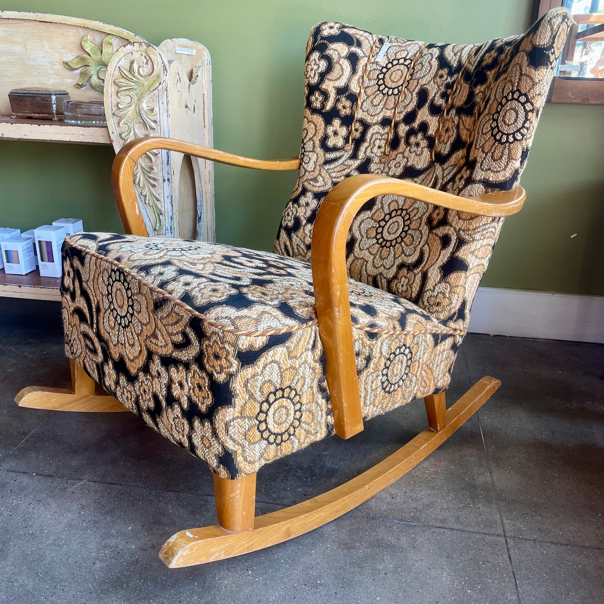 1950's Swedish Rocking Chair Chairs CANDID HOME