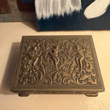 Antique Silver Jewelry Box