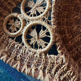 1970's Vintage Woven Rattan Trays