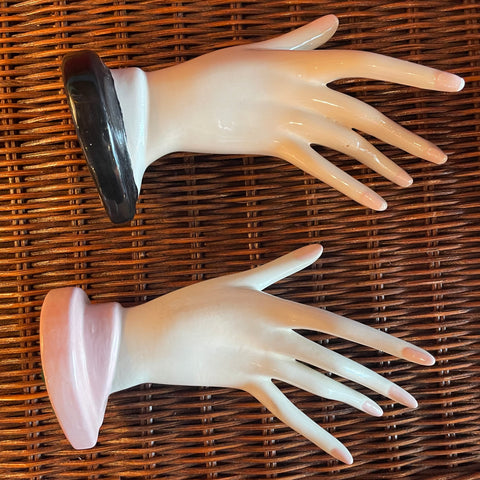 Vintage Ceramic Display Hand Forms
