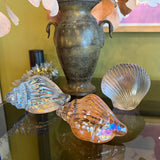 Vintage Silvestri Crystal Shell Paperweights