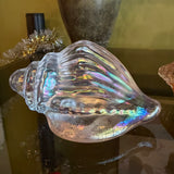 Vintage Silvestri Crystal Shell Paperweights