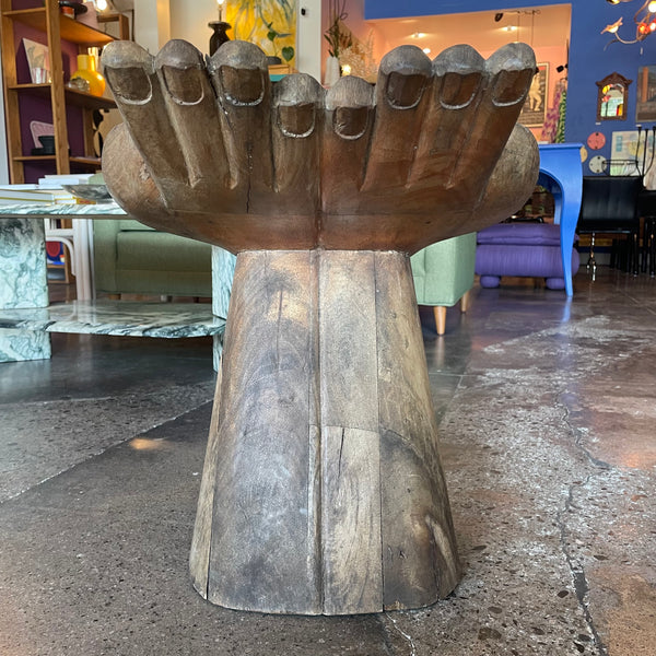 Vintage Carved Wooden Hand Chair Chairs CANDID HOME