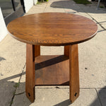 Antique Oak Mission Style Table Tables CANDID HOME