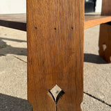 Antique Oak Mission Style Table Tables CANDID HOME