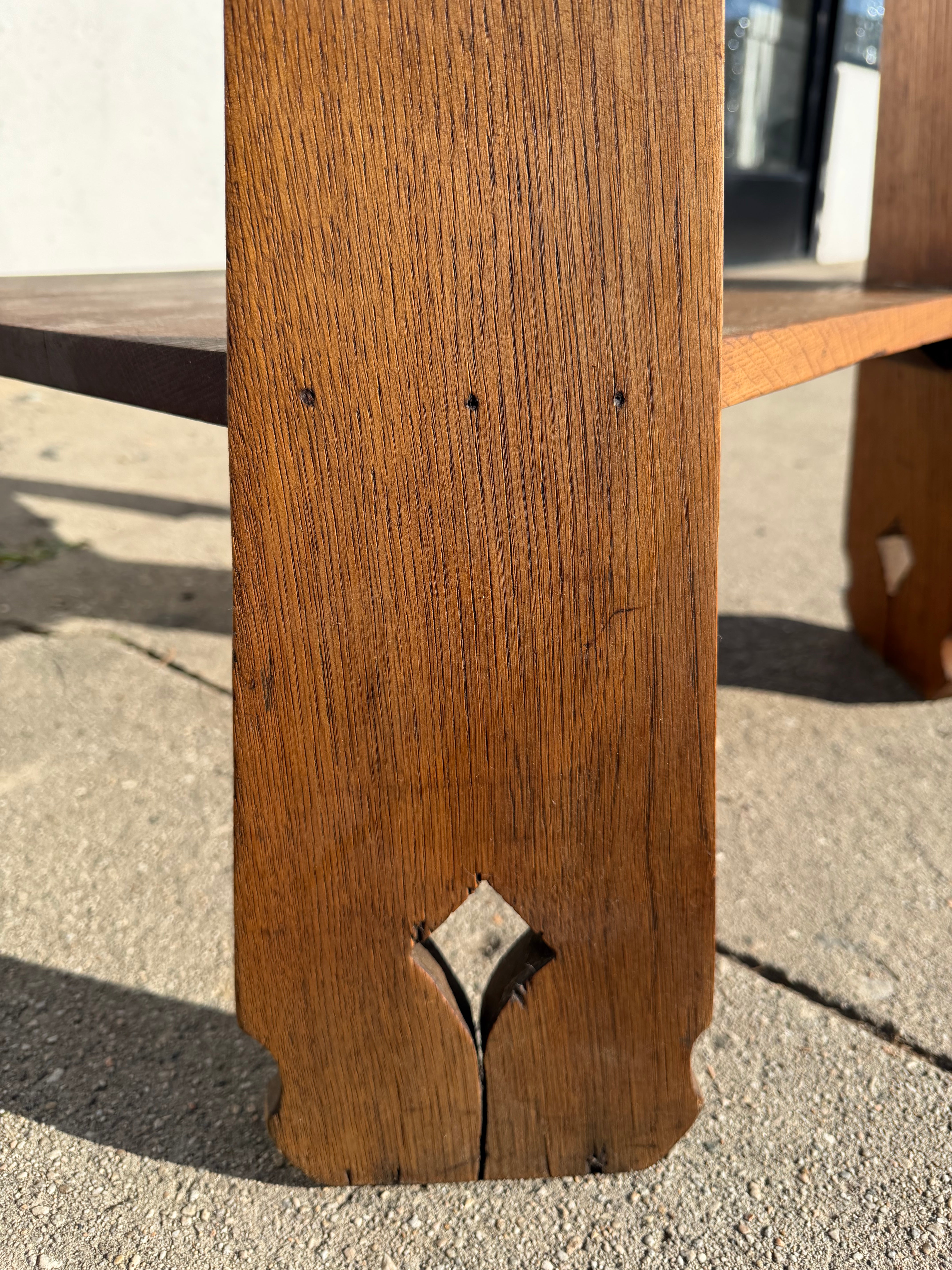 Antique Oak Mission Style Table Tables CANDID HOME