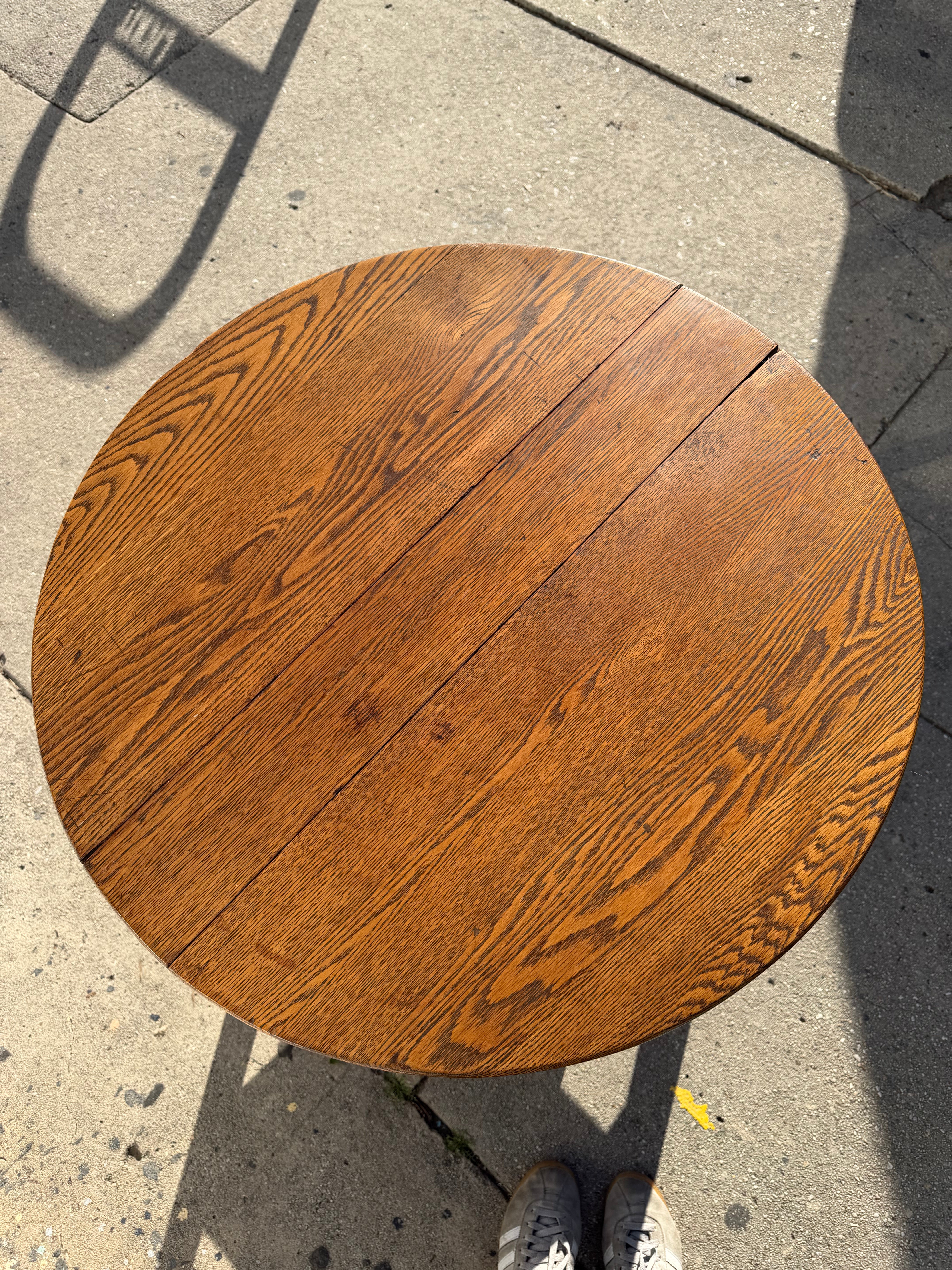 Antique Oak Mission Style Table Tables CANDID HOME