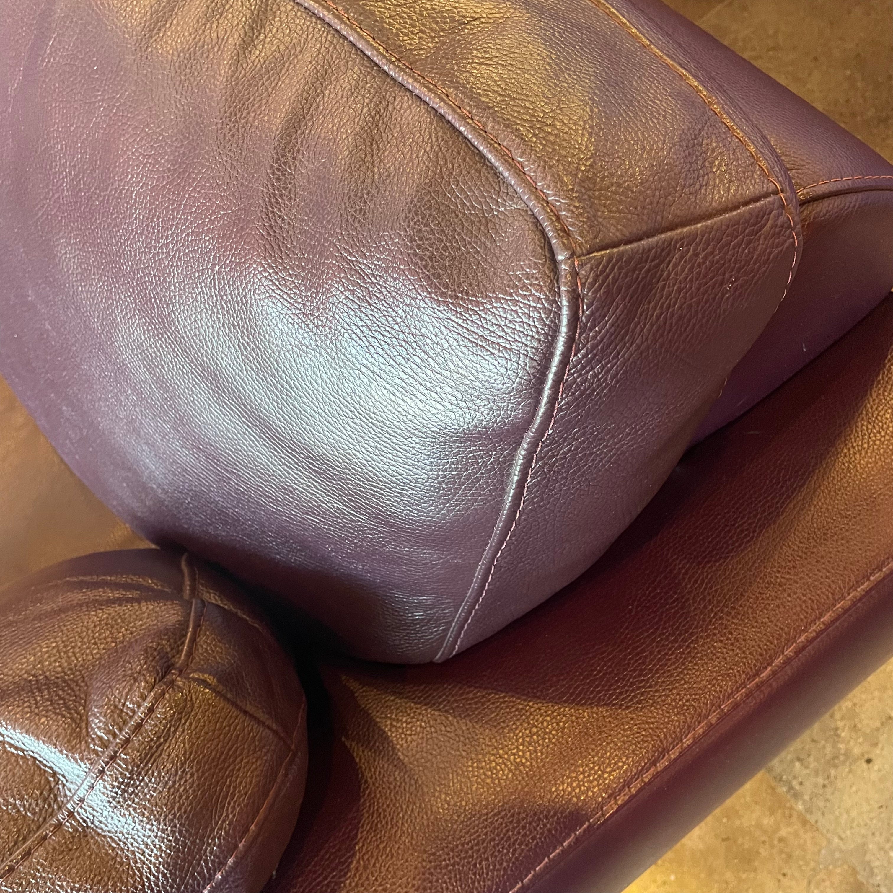 1980's Vintage Italian Leather Sofa by Natuzzi Sofa john ahmad rugs