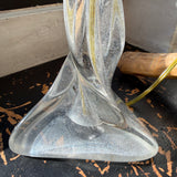 1960's Vintage Murano Glass Twisted Lamp lamp CANDID HOME