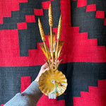 Antique Italian Brass Double Sconce - A Pair Lighting CANDID HOME