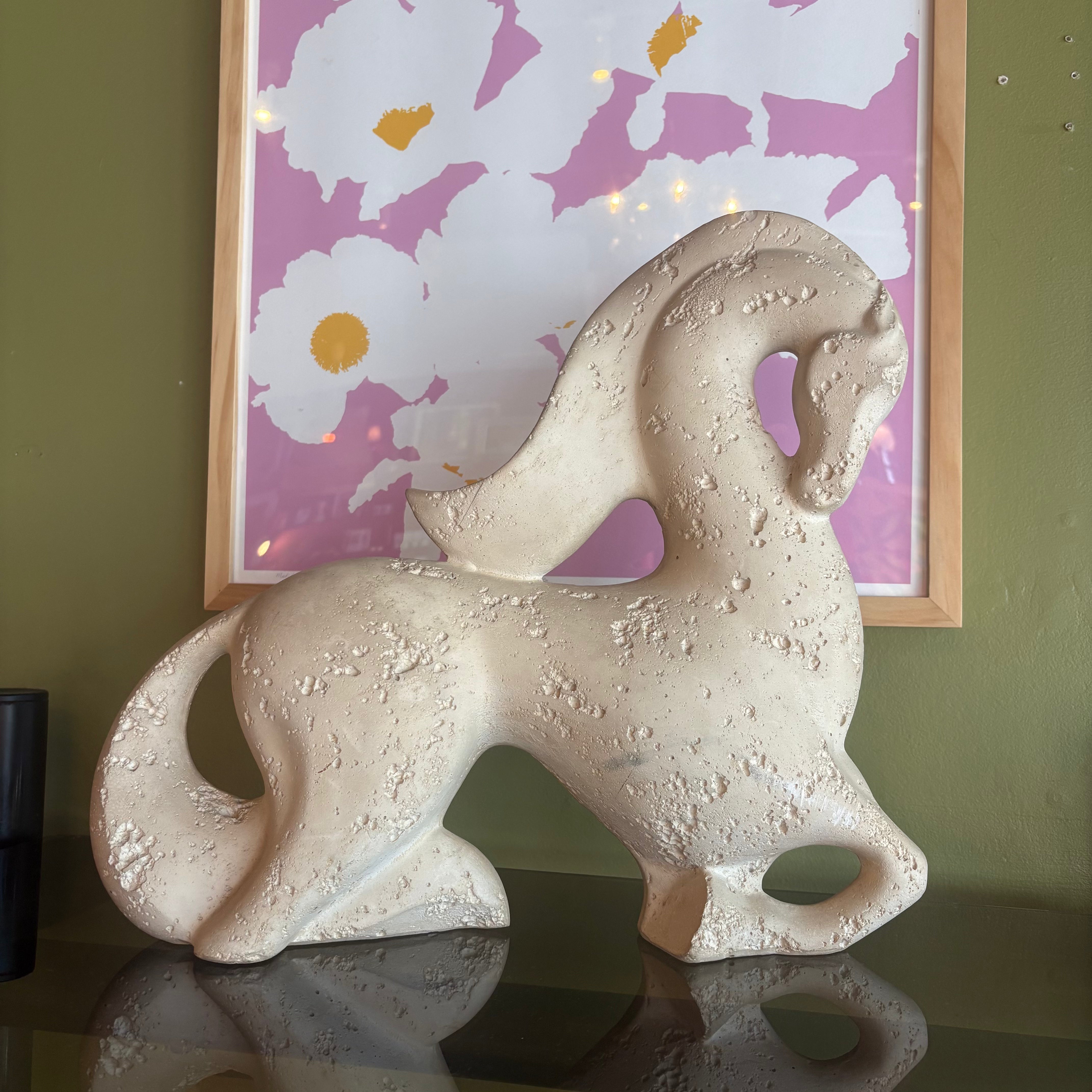 Vintage Jaru Abstract Horse Sculpture Sculpture CANDID HOME