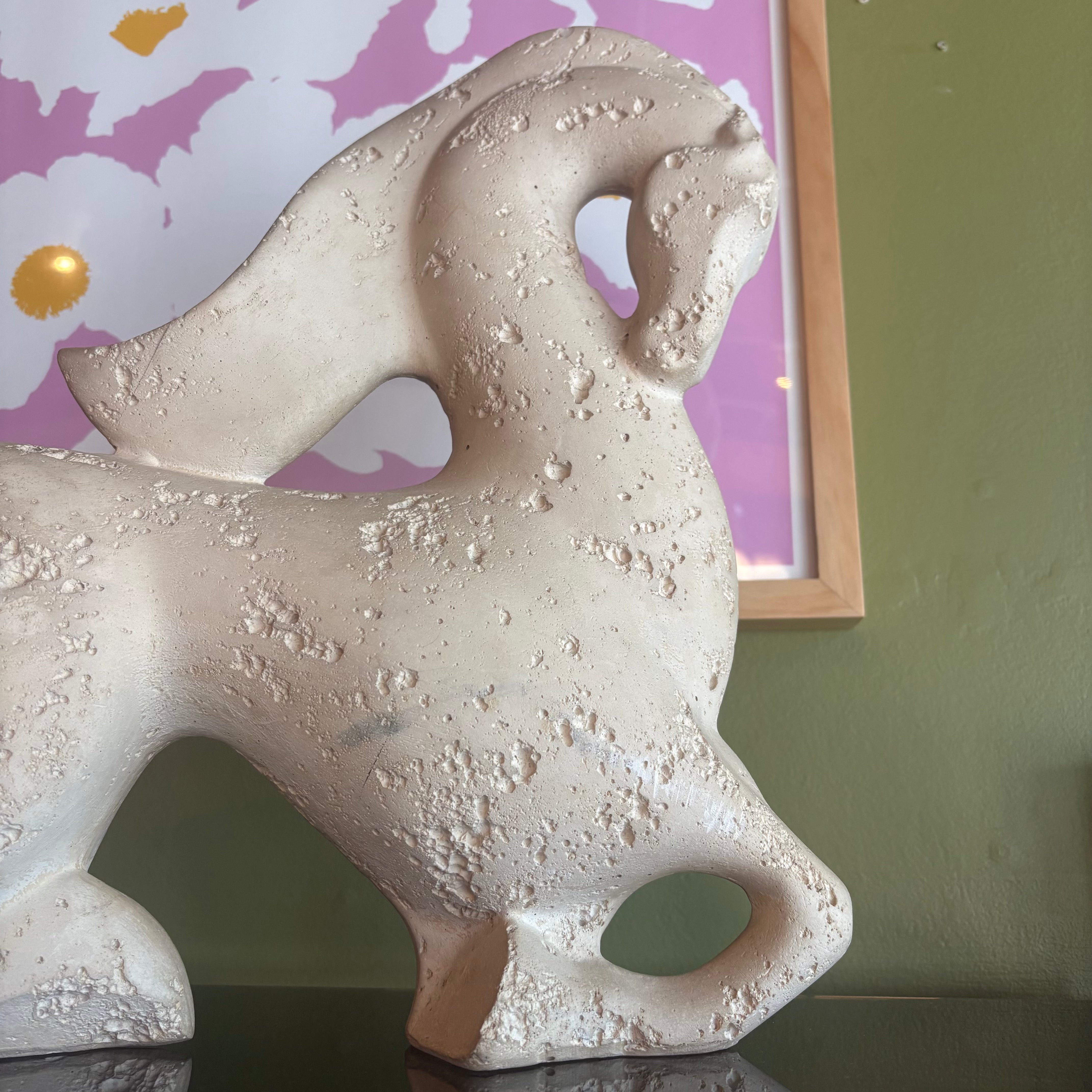 Vintage Jaru Abstract Horse Sculpture Sculpture CANDID HOME