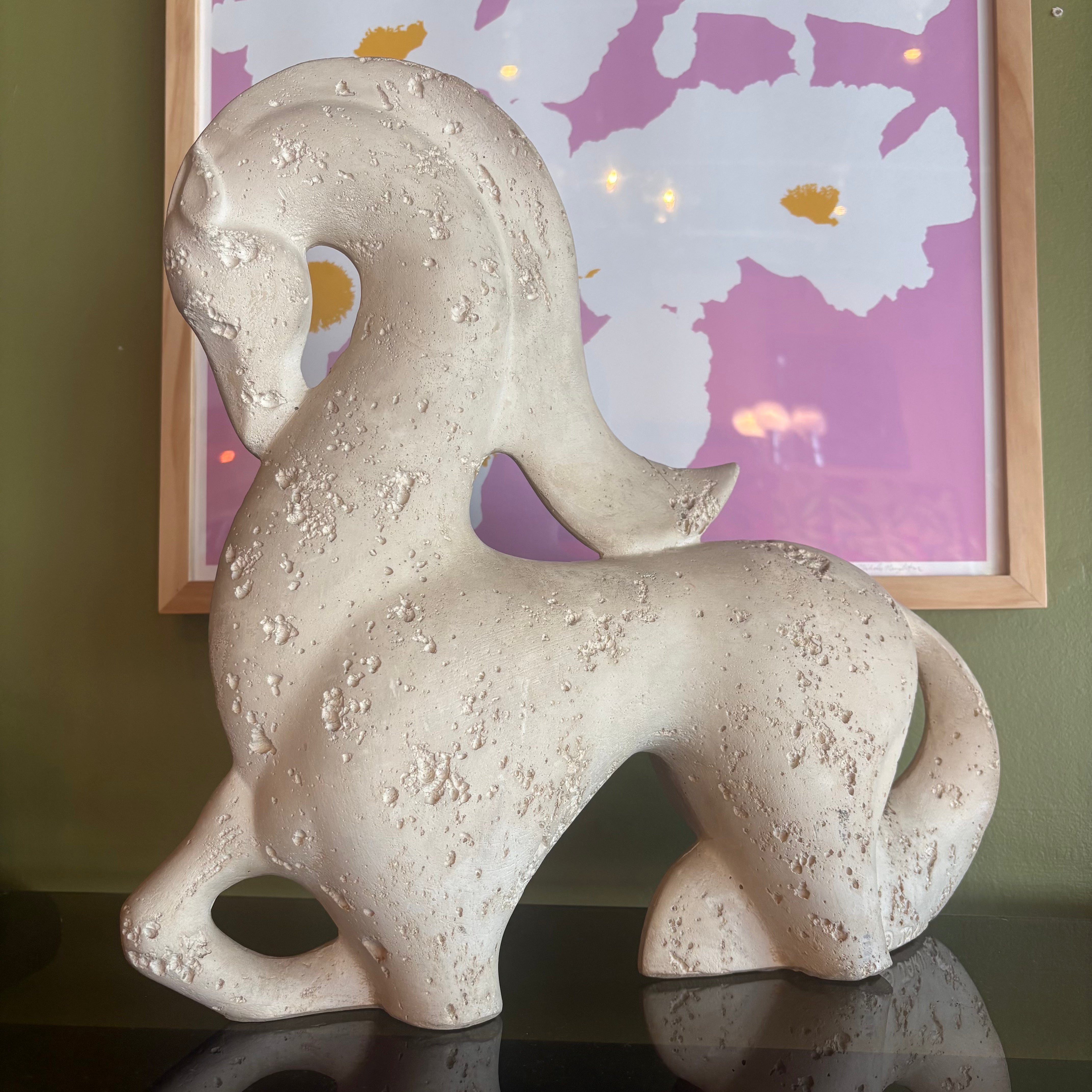 Vintage Jaru Abstract Horse Sculpture Sculpture CANDID HOME