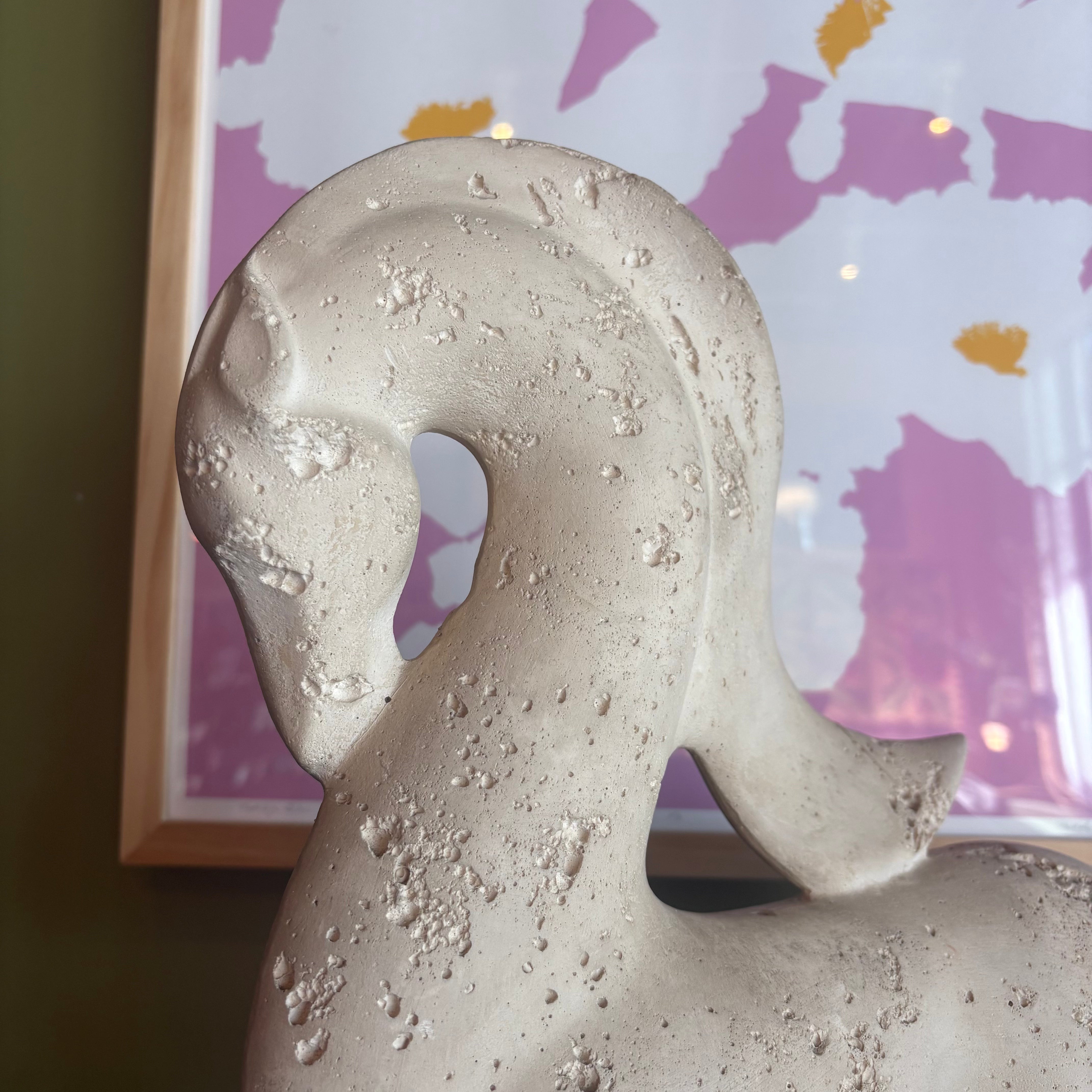 Vintage Jaru Abstract Horse Sculpture Sculpture CANDID HOME