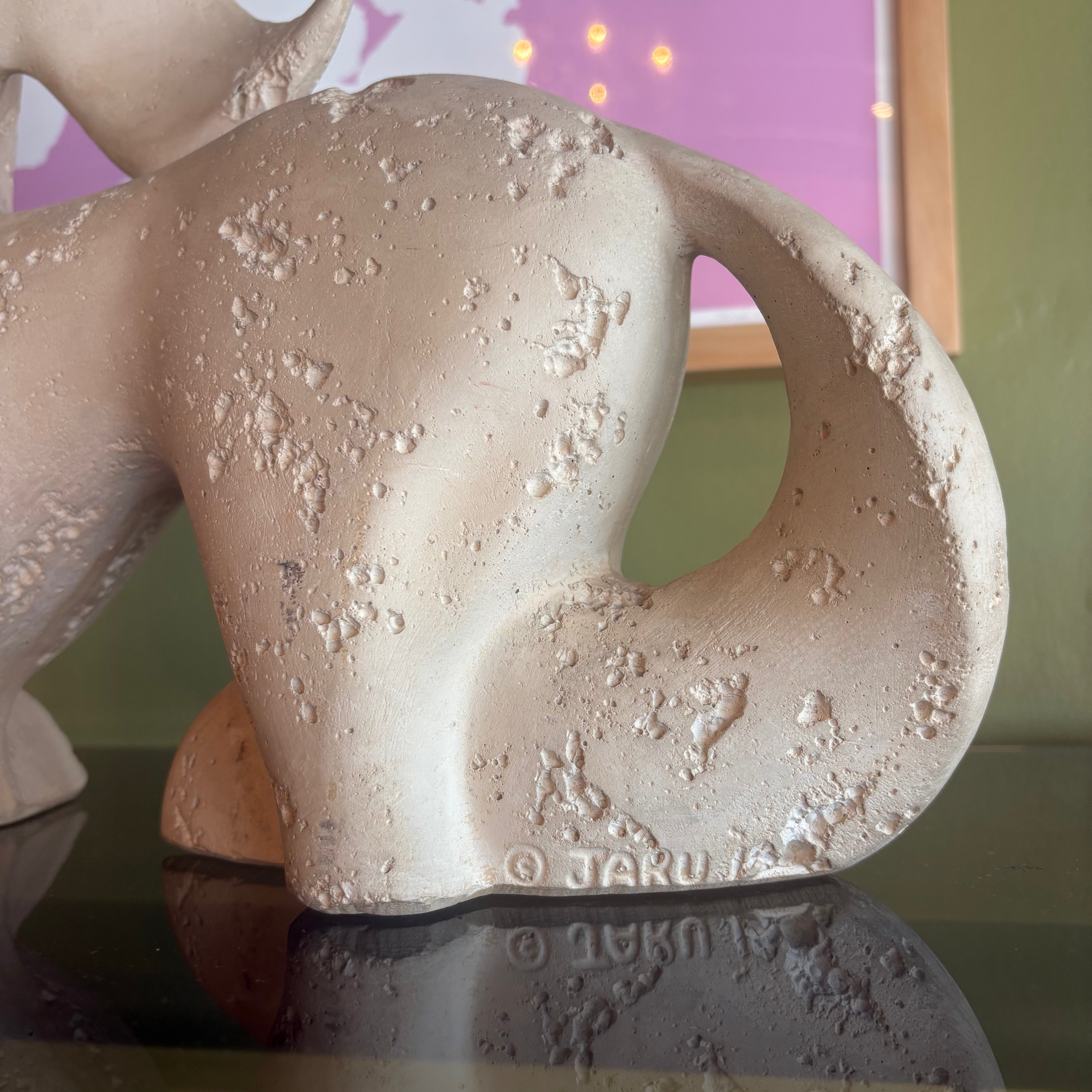 Vintage Jaru Abstract Horse Sculpture Sculpture CANDID HOME